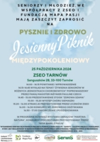 Plakat pikniku "Pysznie i zdrowo"