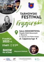 Plakat Tarnowskiego Festiwalu Fryzjerskiego