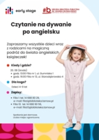 Plakat akcji "Czytanie na dywanie"