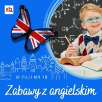 Plakat bezpłatnych "Zabaw z angielskim"