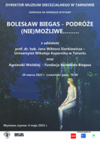 Plakat wystawy Bolesława Biegasa
