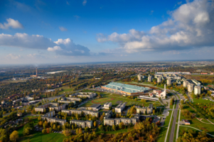 widok na osiedle Legionów