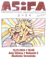 Plakat seansu filmów animowanych