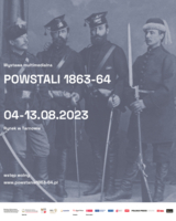 Plakat wystawy "Powstali 1863-64"