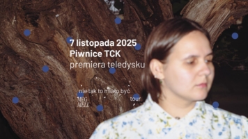 Plakat do koncertu i premiery teledysku. Na zdjęciu Meg Mell.