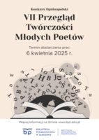 Plakat VII Przeglądu Twórczości Młodych Poetów