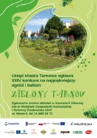 Plakat konkursu "Zielony Tarnów"