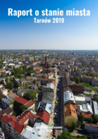 Okładka "Raportu o stanie miasta - Tarnów 2019"