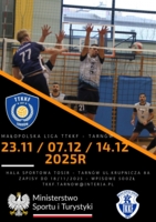 Plakat Małopolskiej Ligi TKKF w siatkówce