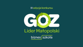 Plakat konkursu GOZ Lider Małopolski