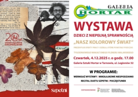 Plakat wystawy "Nasz kolorowy świat"
