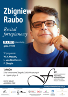 Plakat koncertu Zbigniewa Raubo