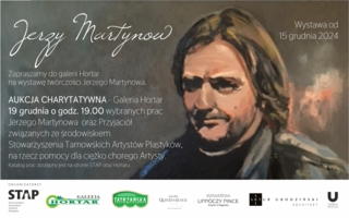 Plakat wystawy Jerzego Martynowa