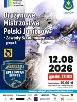Plakat DMPJ na żużlu