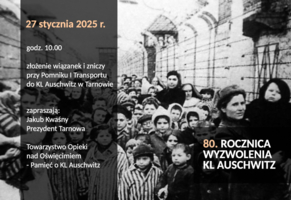 Zaproszenie na obchody 80. rocznicy wyzwolenia KL Auschwitz