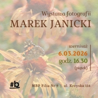 Plakat wystawy fotografii Marka Janickiego