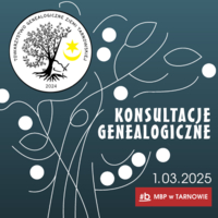 Plakat konsultacji genealogicznych