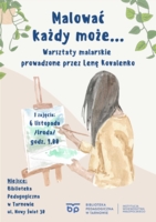 Plakat warsztatów malarskich