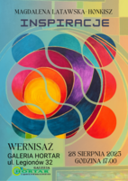 Plakat wystawy "Inspiracje"