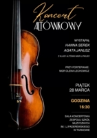 Plakat koncertu altówkowego