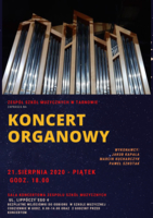 Plakat koncertu organowego