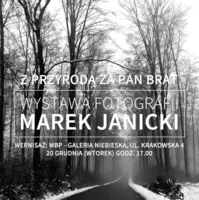 Plakat wystawy fotografii Marka Janickiego