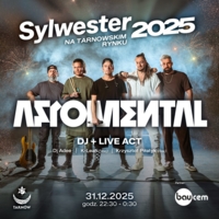 Na zdjęciu plakat z grupą Afromental