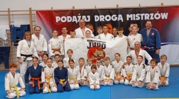Judocy MKS Pałac Młodzieży na campie w Jaśle