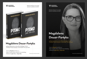 Plakat spotkania autorskiego z Magdaleną Deuar-Partyką