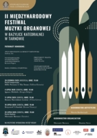 Plakat II Międzynarodowego Festiwalu Muzyki Organowej