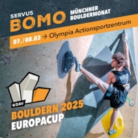 Plakat wspinaczkowych zawodów Pucharu Europy w Monachium