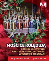 Na zdjęciu plakat ze zdjęciem Zespołu Pieśni i Tańca Świerczkowiacy z nazwą wydarzenia, datą, miejscem i godziną