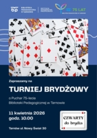 Plakat turnieju brydżowego