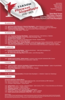 Plakat informacyjny z harmonogramem wydarzeń patriotycznych