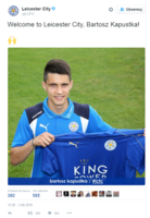 Kapustka piłkarzem Leicester City
