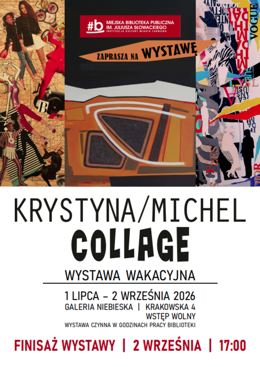 Plakat wystawy "Collage"