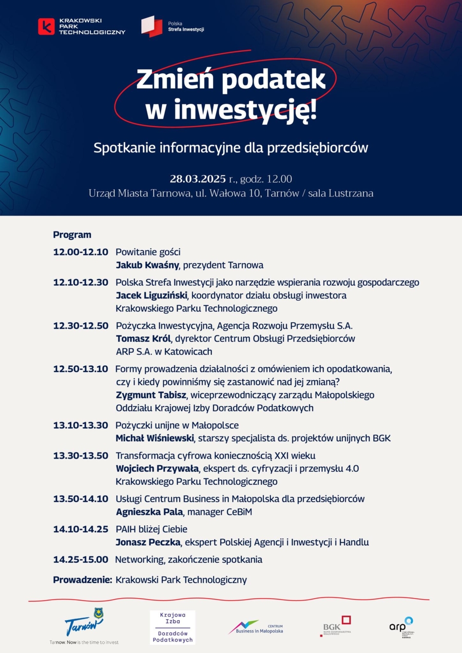 program wydarzenia