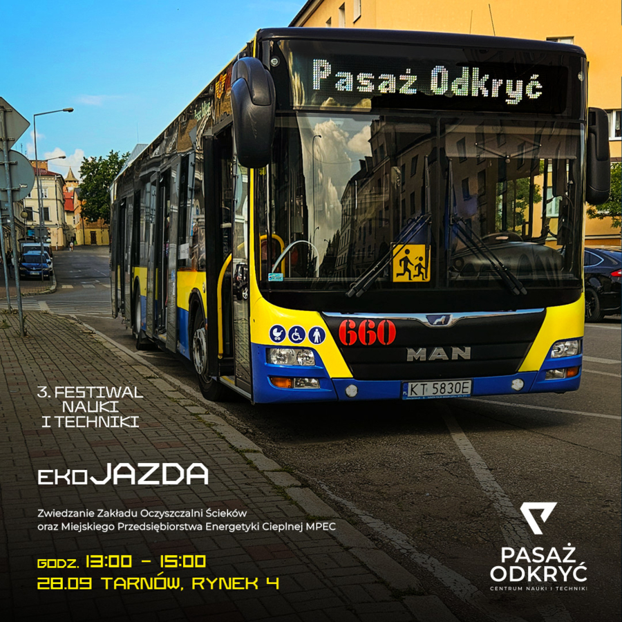 plakat wydarzenia, autobus MPK