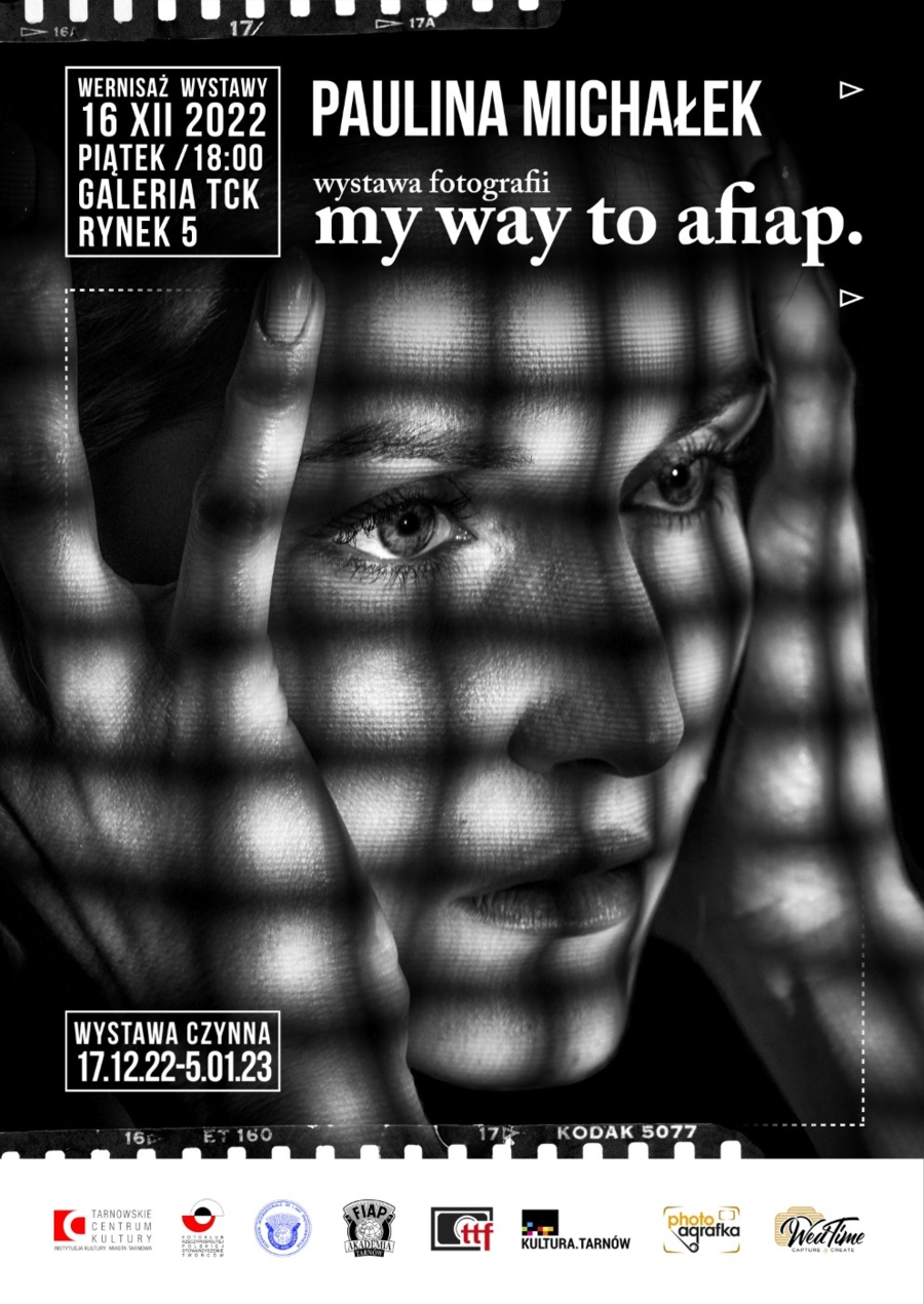Plakat wystawy fotograficznej Pauliny Michałek