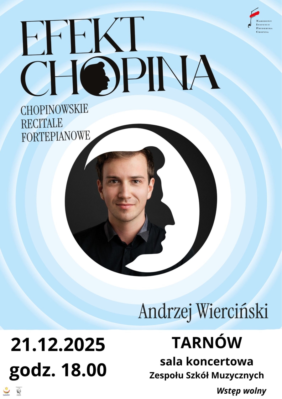 Plakat koncertu Andrzeja Wiercińskiego