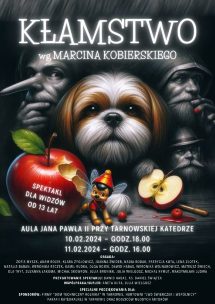 Plakat "Kłamstwa"