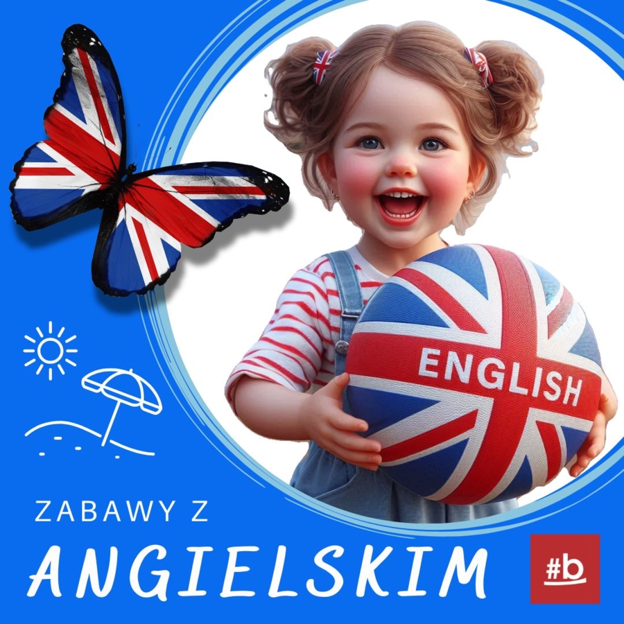 Plakat bezpłatnych "Zabaw z angielskim"