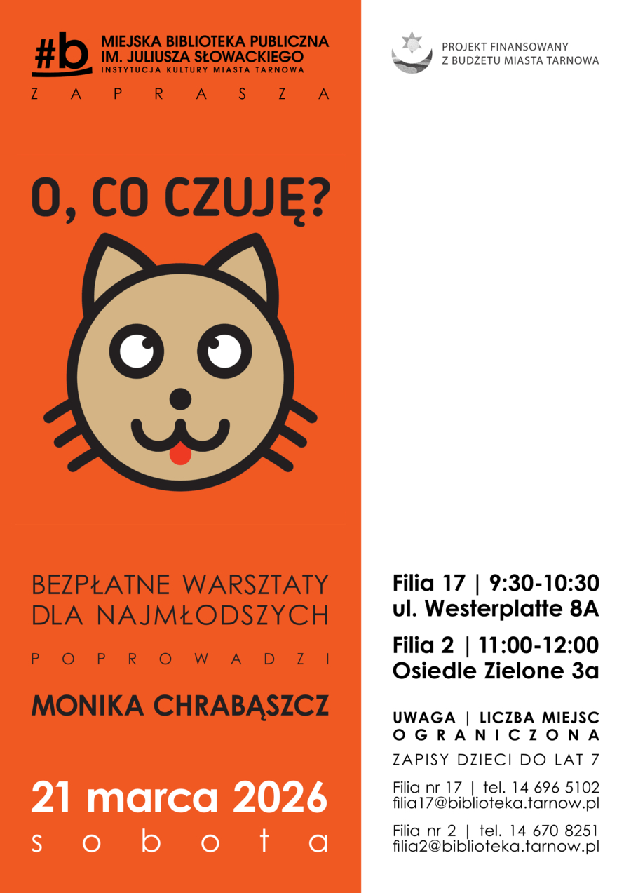 Plakat warsztatów z Moniką Chrabąszcz