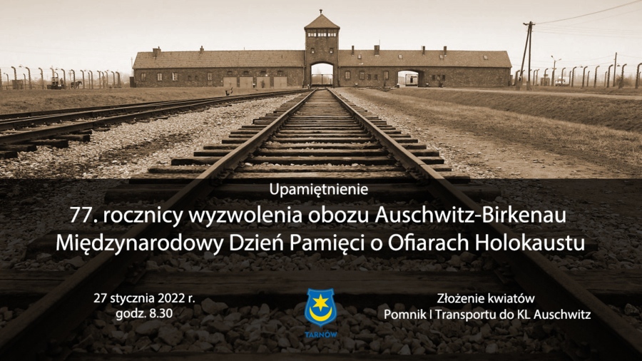 grafika - rocznica wyzwolenia obozu Auschwitz