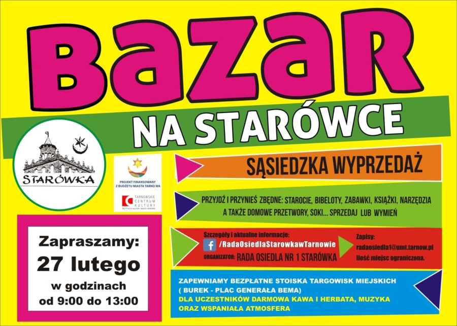 plakat Bazar na Starówce