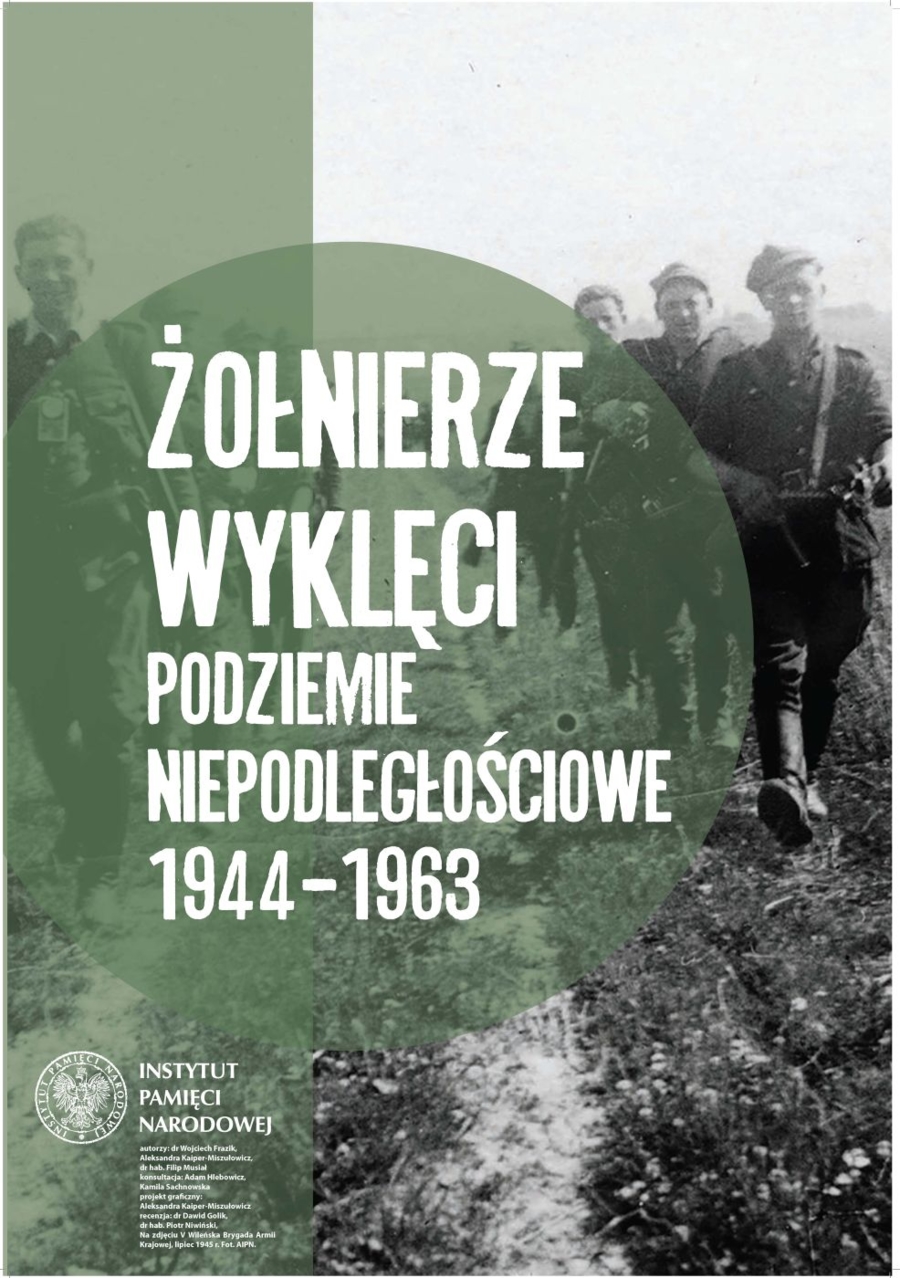 Plakat wystawy "Żołnierze wyklęci"