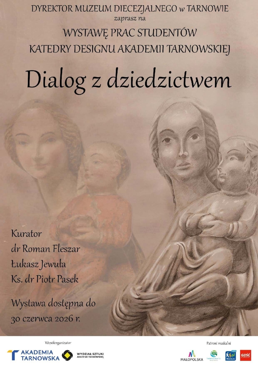 Plakat wystawy "Dialog z dziedzictwem"