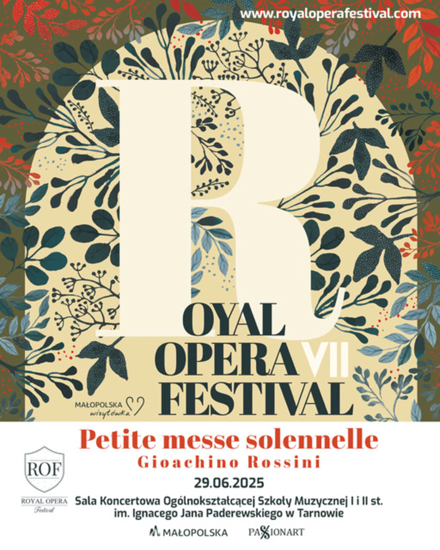 Plakat koncertu w Zespole Szkół Muzycznych