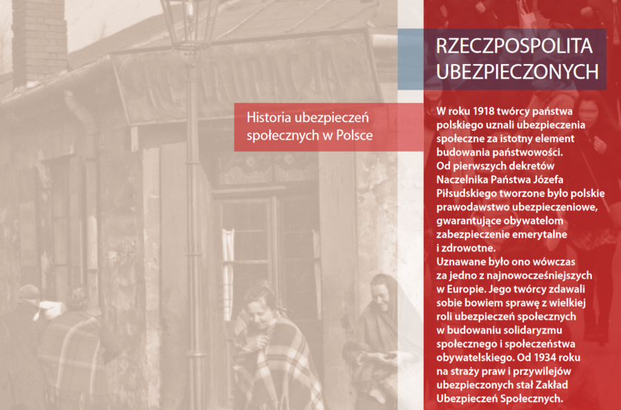 Wystawa "Rzeczpospolita ubezpieczonych. Historie ubezpieczeń społecznych w Polsce”