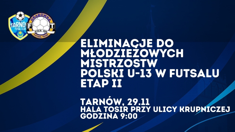 Plakat eliminacyjnego turnieju MMP w futsalu